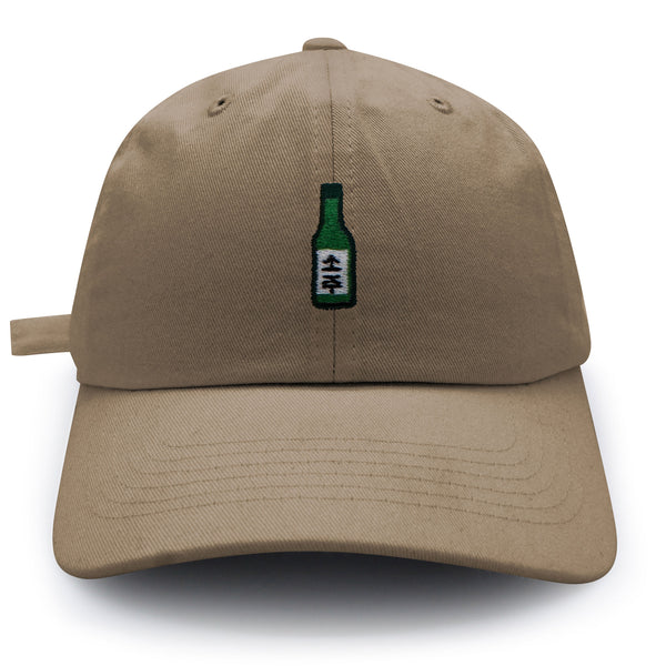 Soju Dad Hat Embroidered Baseball Cap Korean Korea Spirit