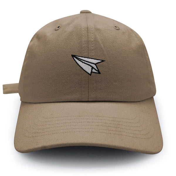 Paper Airplane Dad Hat Embroidered Baseball Cap Plane Sky