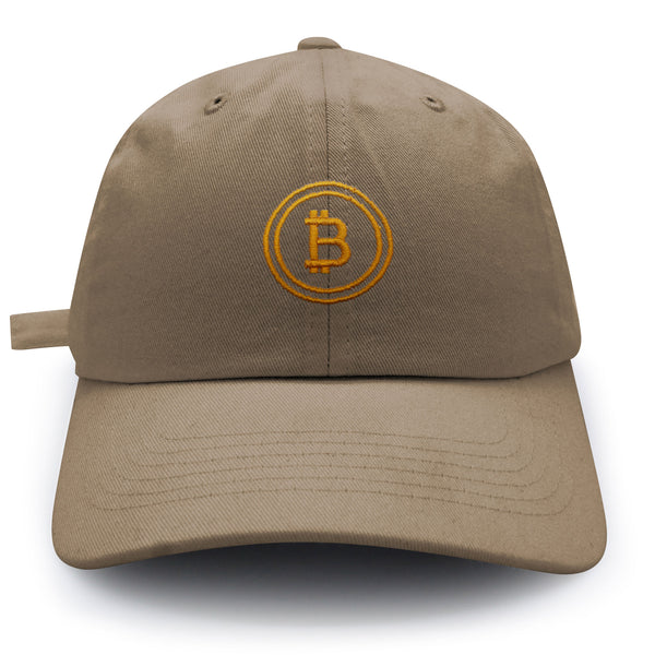 Bitcoin Dad Hat Embroidered Baseball Cap Cryptocurrency