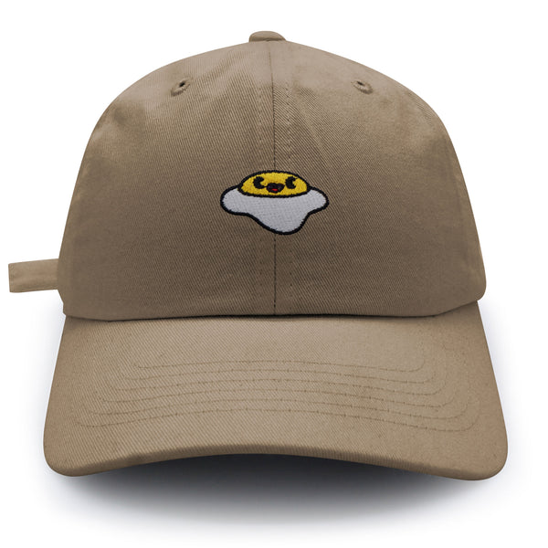 Smiling Egg Dad Hat Embroidered Baseball Cap Sunny Side Up