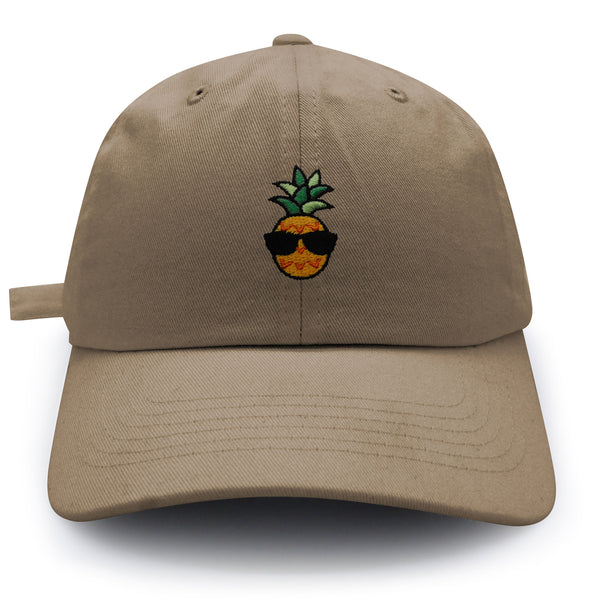 Pineapple Man Dad Hat Embroidered Baseball Cap Sunglasses