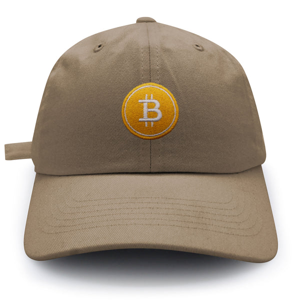 Bitcoin Dad Hat Embroidered Baseball Cap Cryptocurrency Investing