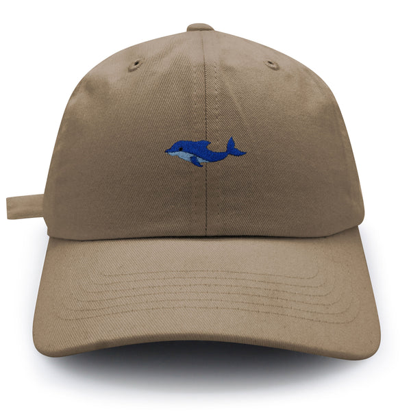 Dolphin Dad Hat Embroidered Baseball Cap Ocean Aquarium Sea