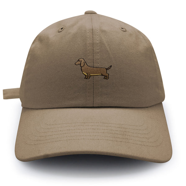 Dachshund Dad Hat Embroidered Baseball Cap Puppy Dog