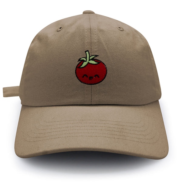 Tomato Dad Hat Embroidered Baseball Cap Vegetable Vegan