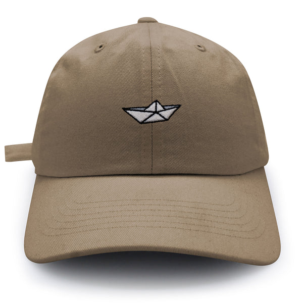 Paper Boat Dad Hat Embroidered Baseball Cap Pond Memory