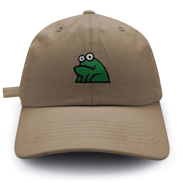 Frog Dad Hat Embroidered Baseball Cap Funny