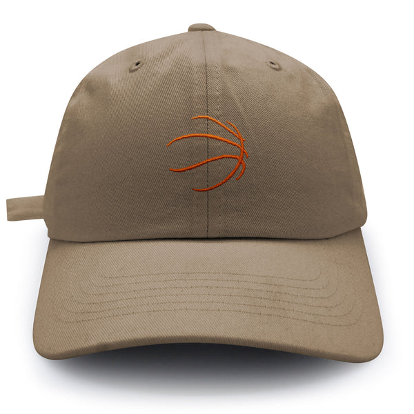 Basketball Silhouette Dad Hat Embroidered Baseball Cap Sports Ball