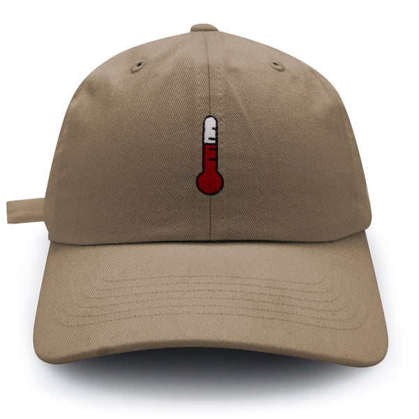 Thermostat Dad Hat Embroidered Baseball Cap Temperature Gage