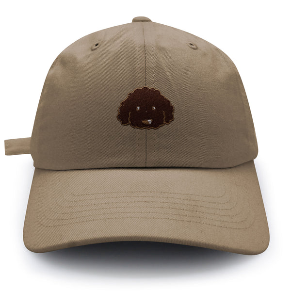 Brown Poodle Dad Hat Embroidered Baseball Cap Dog Puppy