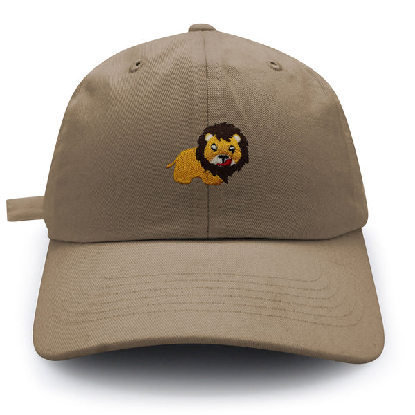 Lion Dad Hat Embroidered Baseball Cap Zoo King