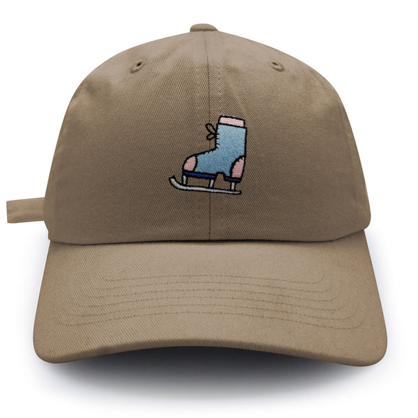 Ice Skating Dad Hat Embroidered Baseball Cap Skate Winter