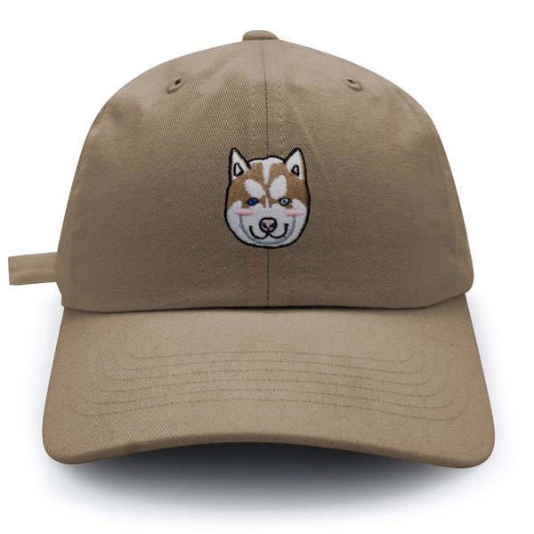 Odd eyes Dad Hat Embroidered Baseball Cap Huskey Dog