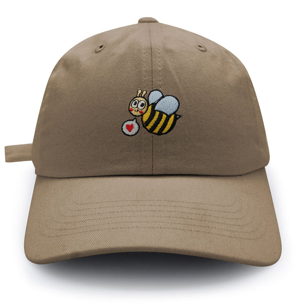 Bee Dad Hat Embroidered Baseball Cap Insect Honey