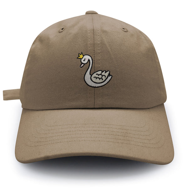 Swan Dad Hat Embroidered Baseball Cap Bird Queen