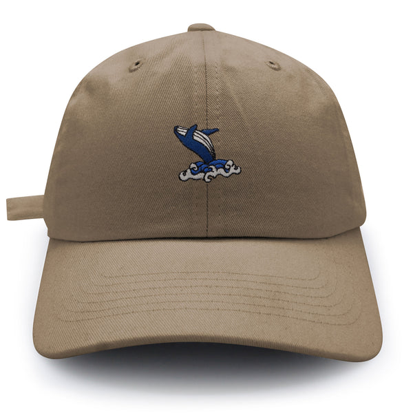 Whale Dad Hat Embroidered Baseball Cap Ocean Fish