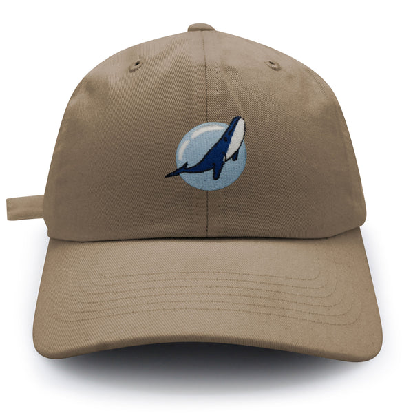 Whale Dad Hat Embroidered Baseball Cap Fishing Nature