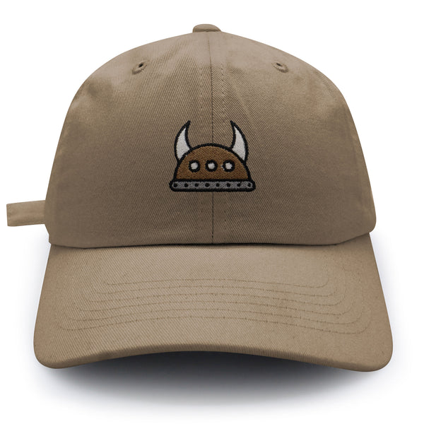 Horned Viking Helmet  Dad Hat Embroidered Baseball Cap Cartoon