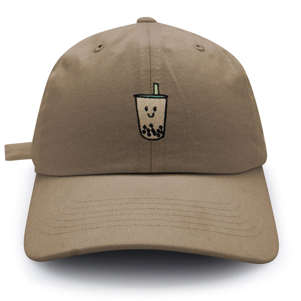 Boba Tea  Dad Hat Embroidered Baseball Cap Pearl