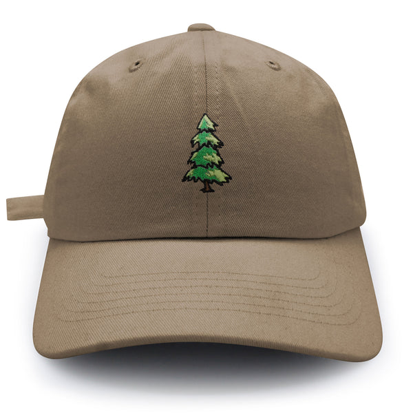 Pine Tree Dad Hat Embroidered Baseball Cap Mountain