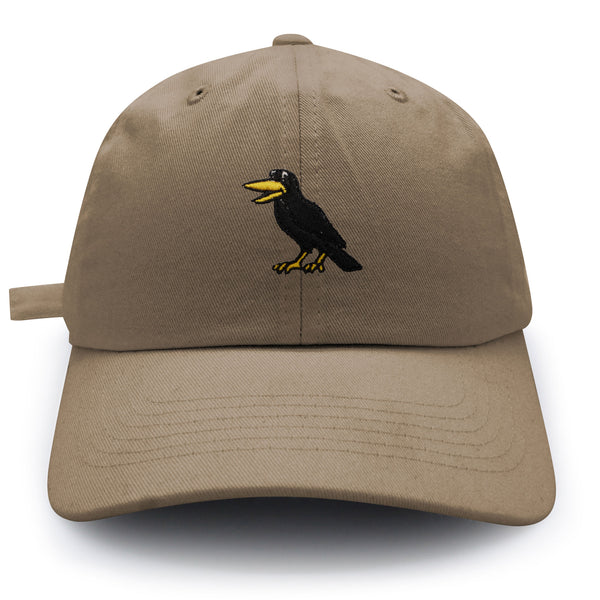 Crow Dad Hat Embroidered Baseball Cap Bird