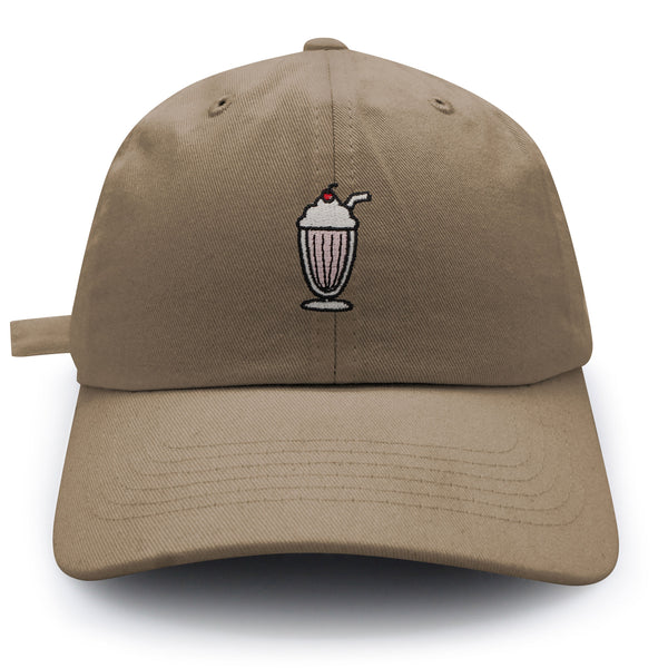 Milkshake Dad Hat Embroidered Baseball Cap Foodie