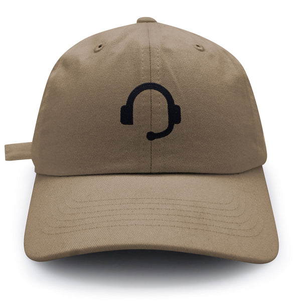 Gaming Headphones Dad Hat Embroidered Baseball Cap Symbol