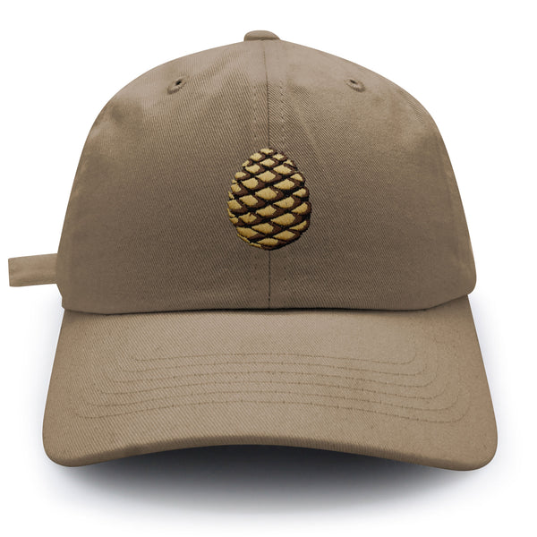 Pinecone Dad Hat Embroidered Baseball Cap Pine Tree