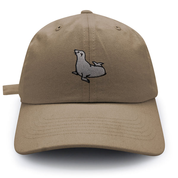 Seal Dad Hat Embroidered Baseball Cap Fishing Pier