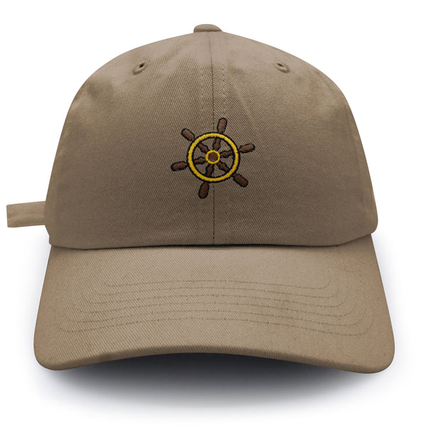 Ship Wheel Dad Hat Embroidered Baseball Cap Boat