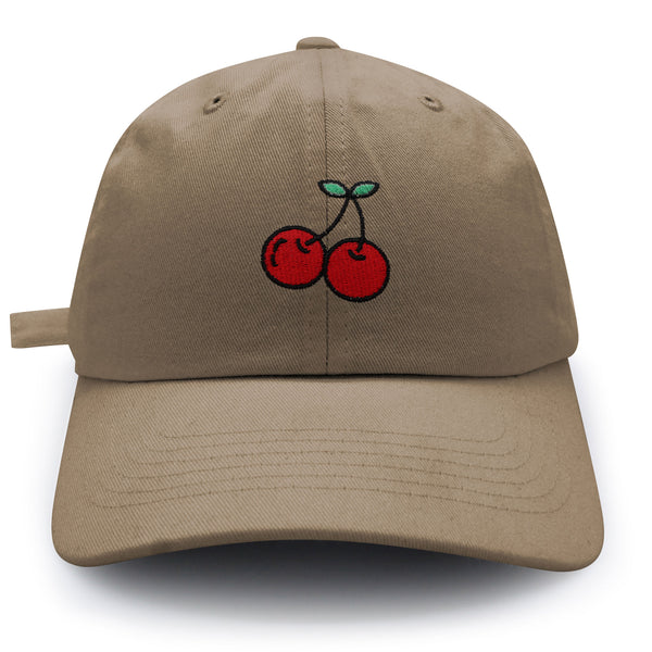 Cherries Dad Hat Embroidered Baseball Cap Fruit