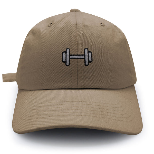 Dumbbell Dad Hat Embroidered Baseball Cap Gym