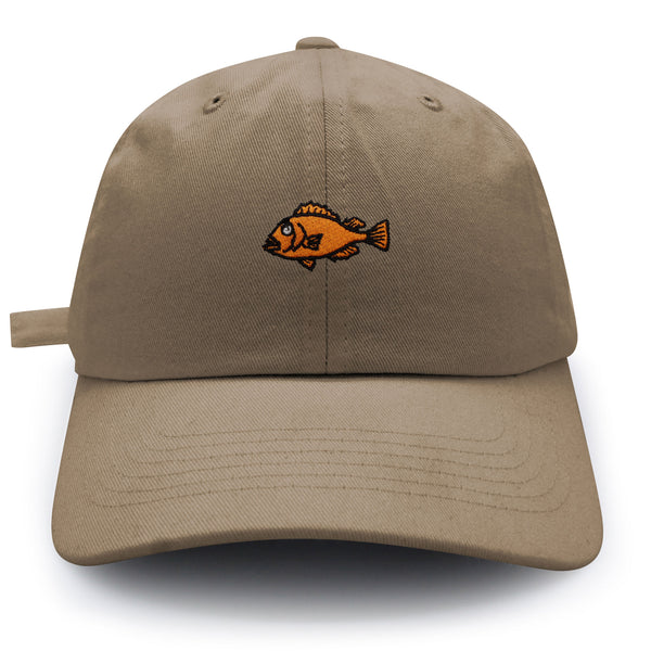 Fishing Dad Hat Embroidered Baseball Cap Rock Fish