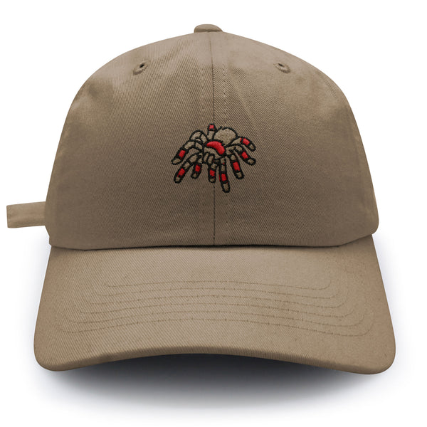 Tarantula Dad Hat Embroidered Baseball Cap Brown Spider