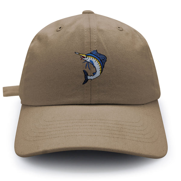 Marlin Dad Hat Embroidered Baseball Cap