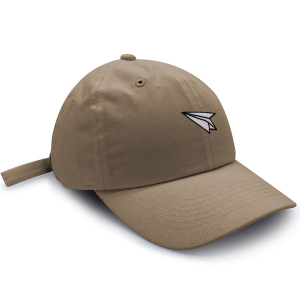 Paper Airplane Dad Hat Embroidered Baseball Cap Plane Sky