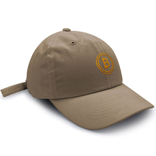 Bitcoin Dad Hat Embroidered Baseball Cap Cryptocurrency