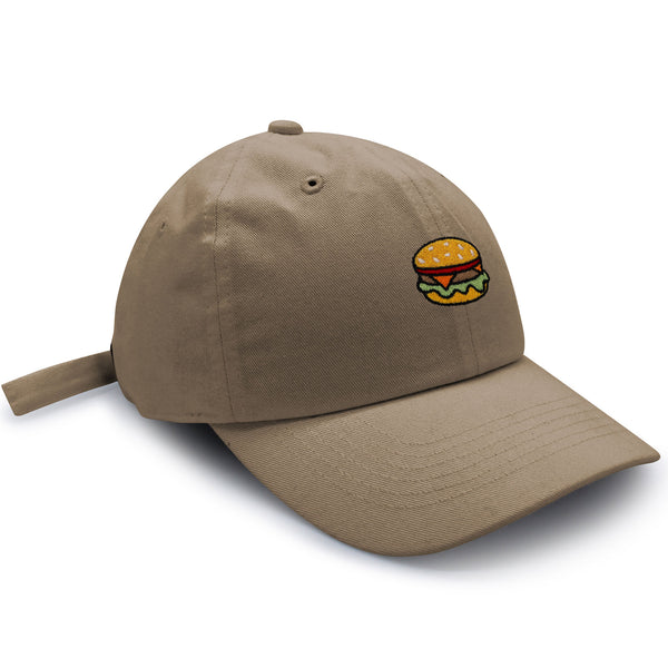 Hamburger Dad Hat Embroidered Baseball Cap Fast Food