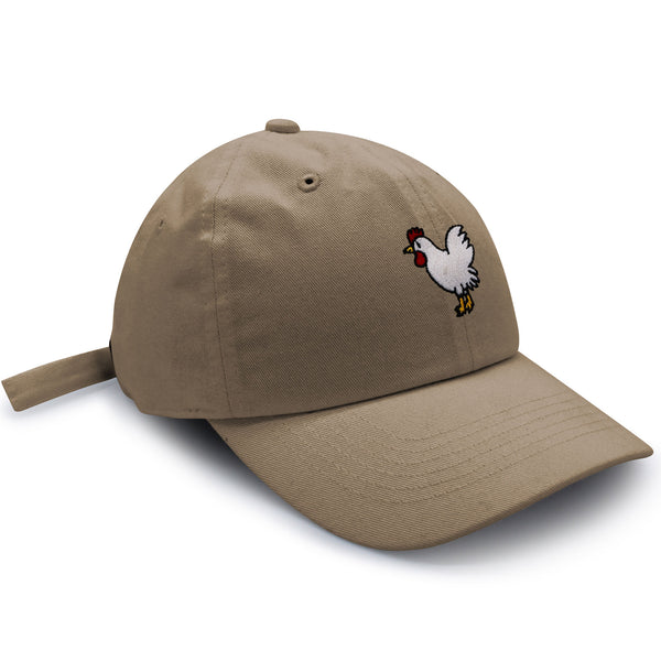 Chicken Dad Hat Embroidered Baseball Cap Chick Fried