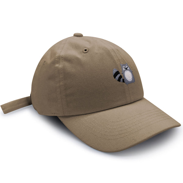 Racoon Dad Hat Embroidered Baseball Cap Cute Zoo