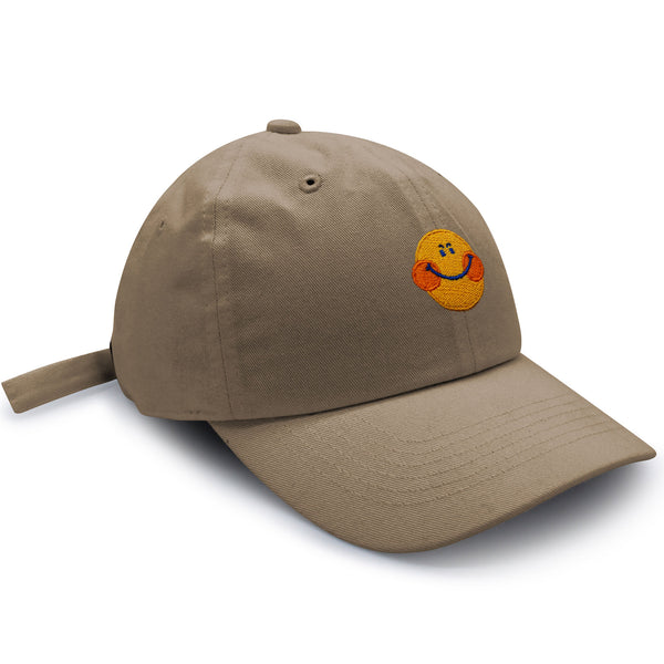 Smile Dad Hat Embroidered Baseball Cap Emoji Smiling Face