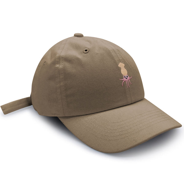 Squid Dad Hat Embroidered Baseball Cap Game Ocean