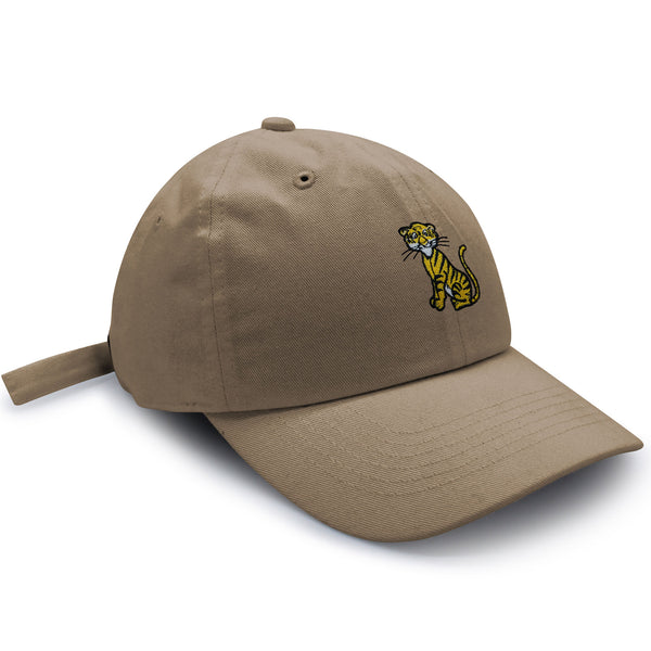 Cartoon Tiger Dad Hat Embroidered Baseball Cap
