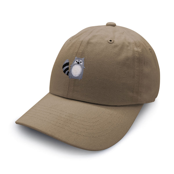 Racoon Dad Hat Embroidered Baseball Cap Cute Zoo