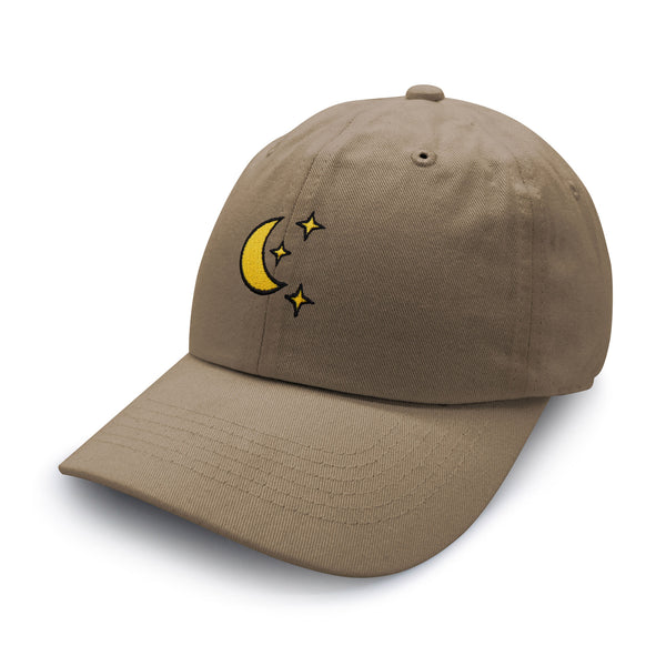 Moon Dad Hat Embroidered Baseball Cap Space Sky Night