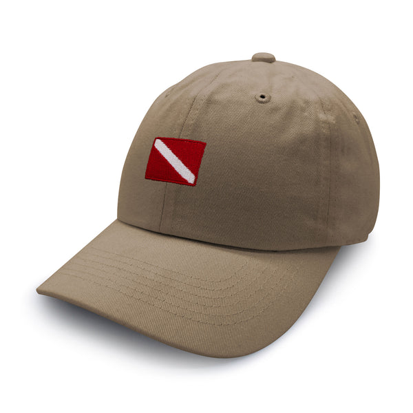 Diving Flag Dad Hat Embroidered Baseball Cap Flag Symbol