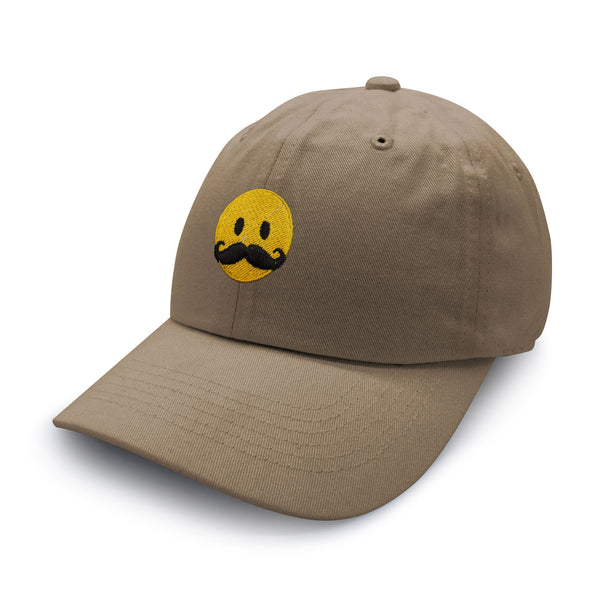 Mustache Emoji Dad Hat Embroidered Baseball Cap Funny