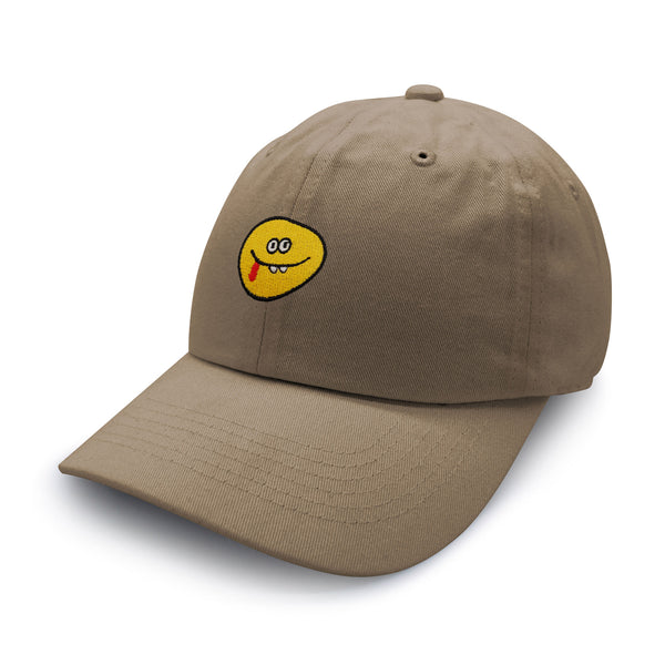 Silly Face Dad Hat Embroidered Baseball Cap Emoji