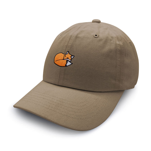 Fox Dad Hat Embroidered Baseball Cap Sleepy Animal