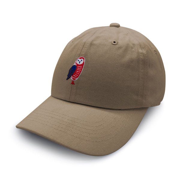 American Owl Dad Hat Embroidered Baseball Cap Cute Bird